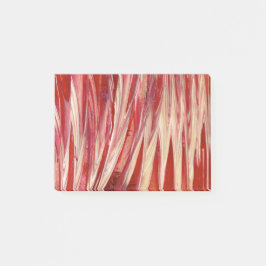 Fuchsia Feather Fringe Post-it Klebezettel
