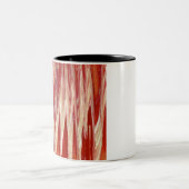 Fuchsia Feather Fringe Zweifarbige Tasse (Mittel)