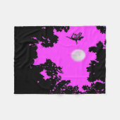 Fuchsia-Fee Fleecedecke (Vorderseite (Horizontal))