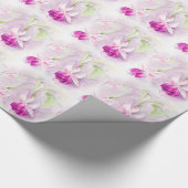 Fuchsia feine Art rosa lila Verpackung Geschenkpapier (Ecke)