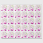 Fuchsia feine Art rosa lila Verpackung Geschenkpapier (Flach)