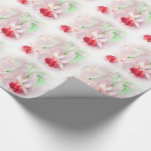 Fuchsia feine Art rosa Umhüllung Geschenkpapier (Ecke)