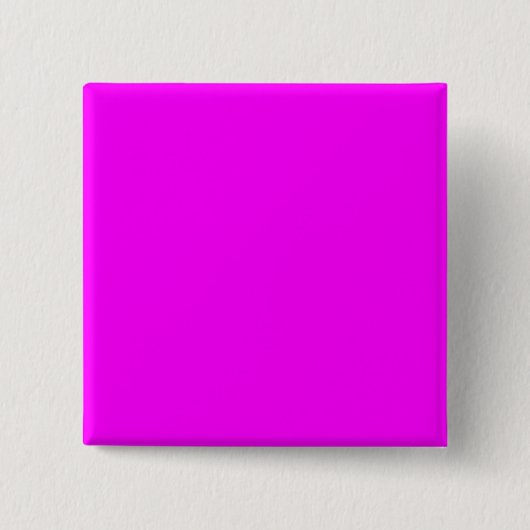 Fuchsia FF00FF Solid Color Design Button (Vorderseite)