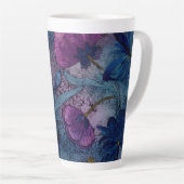 Fuchsia floral milchtasse (Rechte Ecke)