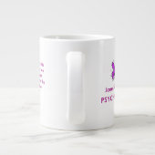 Fuchsia Freud Psychology Rorschach Test Quote for  Jumbo-Tasse (Rückseite)