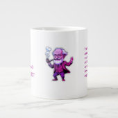 Fuchsia Freud Psychology Rorschach Test Quote for  Jumbo-Tasse (Vorderseite)