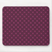 Fuchsia Funky Circles Mousepad (Vorne)