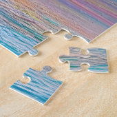 "Fuchsia Fusion" Abstrakte Seascape Puzzle (Seite)