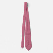 Fuchsia gekerbte Diamant Krawatte (Rückseite)