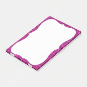 Fuchsia-Glitzer-Look Hot-Pink-Smoking Post-it Klebezettel (angewinkelt)