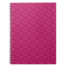 Fuchsia | Golden Zinnia Sonne Notizblock