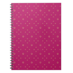 Fuchsia Golden Zinnia Sonne Notizblock