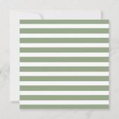 Fuchsia Green Floral Watercolor Wedding Einladung (Rückseite)