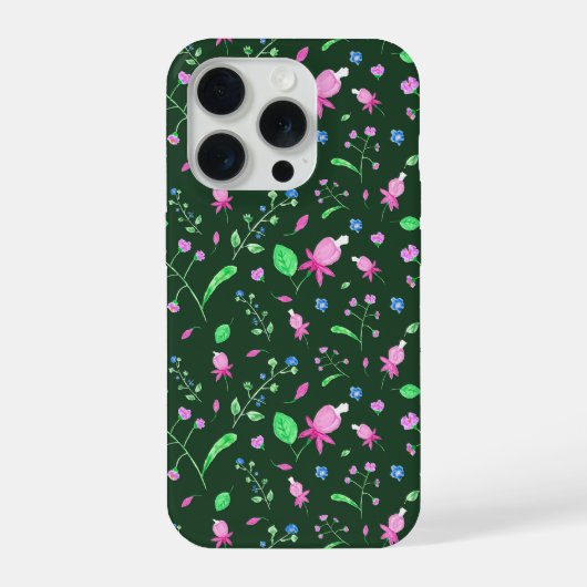 Fuchsia-Grün iPhone Hülle (Rückseite)