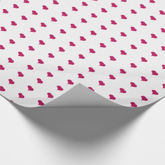 Fuchsia Heart Geschenkpapier (Ecke)
