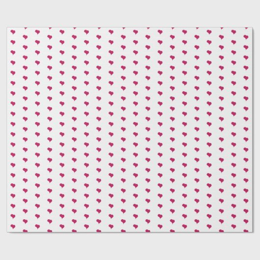 Fuchsia Heart Geschenkpapier (Flach)