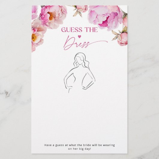 Fuchsia hell rosa Guess das Kleid Brautspiel (Vorderseite)