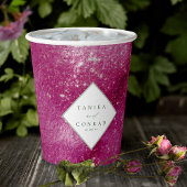 Fuchsia-ID954 für Hochzeiten Pappbecher