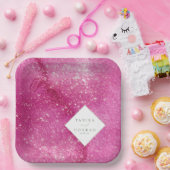 Fuchsia-ID954 für Hochzeiten Pappteller (Party)