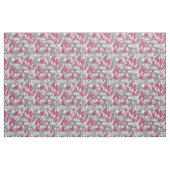 Fuchsia in Weiß und Rosa Stoff (Yard (91,4 cm))