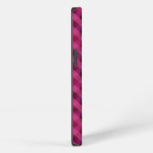 Fuchsia Kariert - Custom iPhone 6 Tough Case Hülle (Rechte Seite)