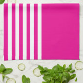Fuchsia Liebe Anchor Nautic Handtuch (Gefaltet)