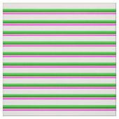 Fuchsia, Light Pink, Green, Lime Green und White Stoff (Muster)