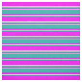 Fuchsia, Light Sea Green und hellgraue Streifen Stoff (Muster)