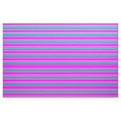 Fuchsia, Light Sea Green und hellgraue Streifen Stoff (Fat Quarter (45,7 x 55,9 cm))