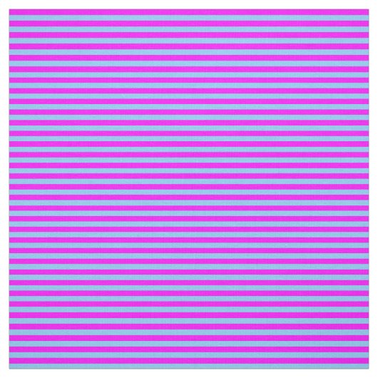 Fuchsia & Light Sky Blauer Farbmuster Stoff (Muster)