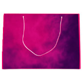 Fuchsia Lila Cloud-Geschenktasche - Anpassbar Große Geschenktüte (Vorderseite)