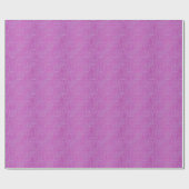 Fuchsia Lila Damask kompliziertes Blumenmuster Geschenkpapier (Flach)