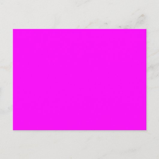 Fuchsia Magenta Rosa Trend Farbe Hintergrund Postkarte (Vorderseite)