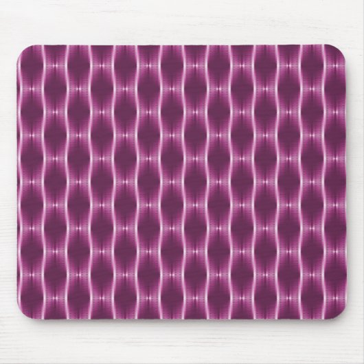 Fuchsia Metallic Ribbons Mousepad (Vorne)