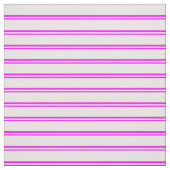 Fuchsia & Minze Creme farbige Linien Stoff (Muster)