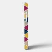 Fuchsia Navy marokkanisches Gittermonogramm Case-Mate iPhone Hülle (Rückseite / Links)