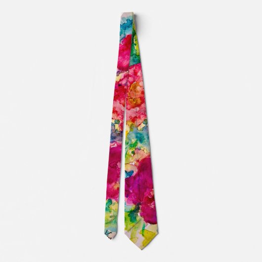 Fuchsia Neck Tie Krawatte (Rückseite)