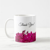 Fuchsia Orchids on White-Bridesmaid gifts- Kaffeetasse (Links)