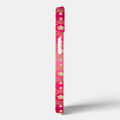 Fuchsia Oriental Mandala Pattern Case-Mate iPhone Hülle (Rückseite / Rechts)