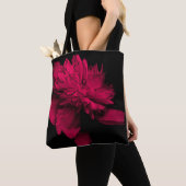 Fuchsia Peony Blume Abstrakt Tasche (Von Nahem)