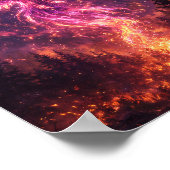 Fuchsia Phoenix Rising Poster -> Fuchsien-Phönix a (Ecke)