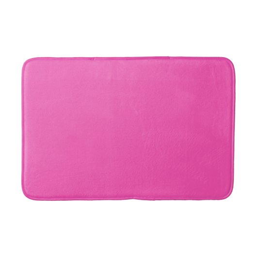 Fuchsia Pink Bath Mat Badematte (Vorderseite)