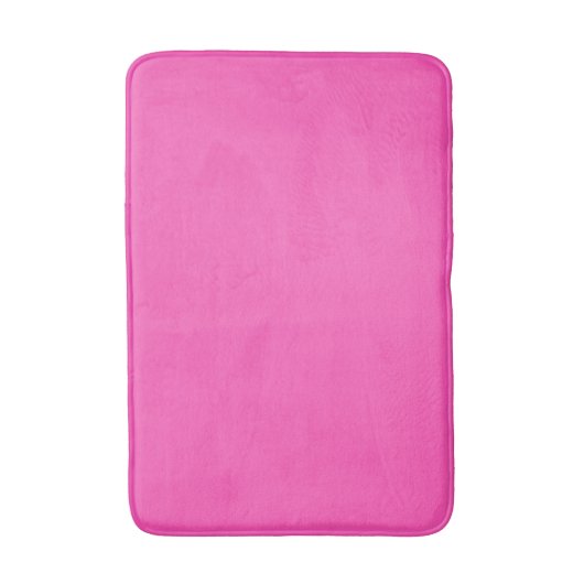 Fuchsia Pink Bath Mat Badematte (Vorderseite Vertikal)