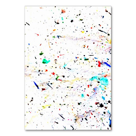 Fuchsia Pink Blume farbenfroh Tischnummer (Rückseite)