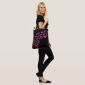 Fuchsia Pink Bougainvillea Tote Bag Tasche (Am Model)