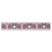 Fuchsia Pink Chrysanthemums Collage Table Runner Großer Tischläufer (Horizontal)