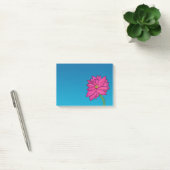 Fuchsia Pink Flower Wide Post-It Notes Post-it Klebezettel (Büro)