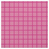 Fuchsia Pink Gingham Kariert Tartan Stoff (Muster)