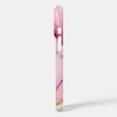 Fuchsia Pink Gold Case-Mate iPhone Hülle (Rückseite / Links)