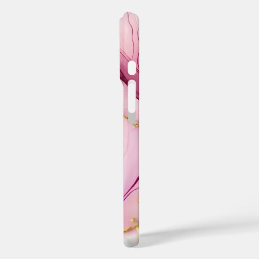 Fuchsia Pink Gold Case-Mate iPhone Hülle (Rückseite / Links)